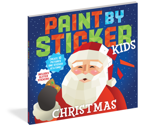 paint by sticker christmas, front cover