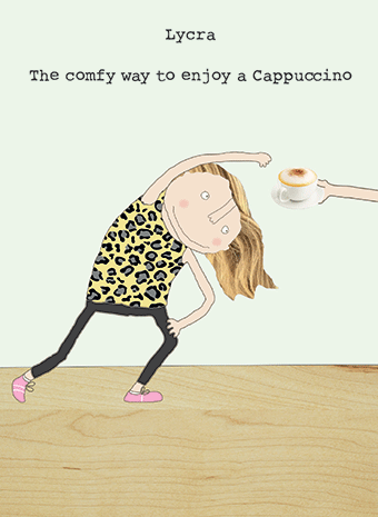comfy cappuccino birthday card