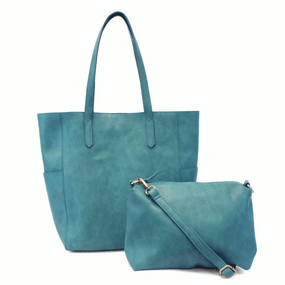 turquoise, tote, handbag, purse, 13″ (height) x 11″ (width from seam to seam) x 5.5″ (depth), coin purse, vegan leather