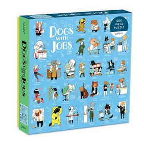 dogs with jobs 500 piece puzzle