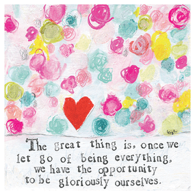 gloriously ourselves encouragement and inspiration card