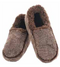 men's sherpa slipper, brown