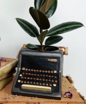typewriter planter
