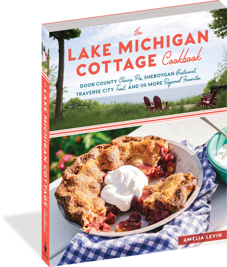 the lake michigan cottage cookbook, front cover