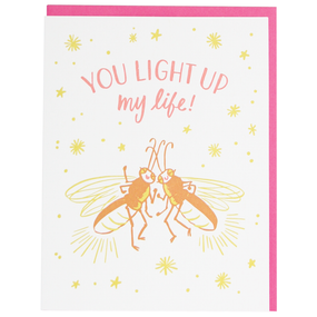 fireflies love greeting card