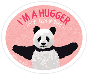I'm a hugger sticker