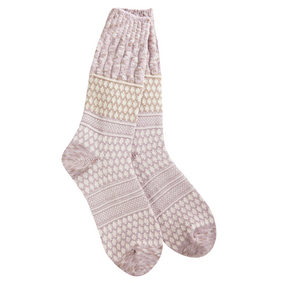 weekend gallery textured softest socks crew, nirvana multi