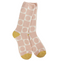 cozy cali crew softest socks, geometric