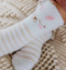 cozy crew bunny softest socks, cotton tail