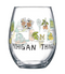 michigan things stemless wine glass
