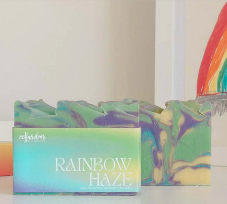 rainbow haze bar soap