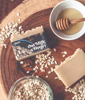 oat milk & honey bar soap