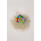 wool felt globe ornament joy