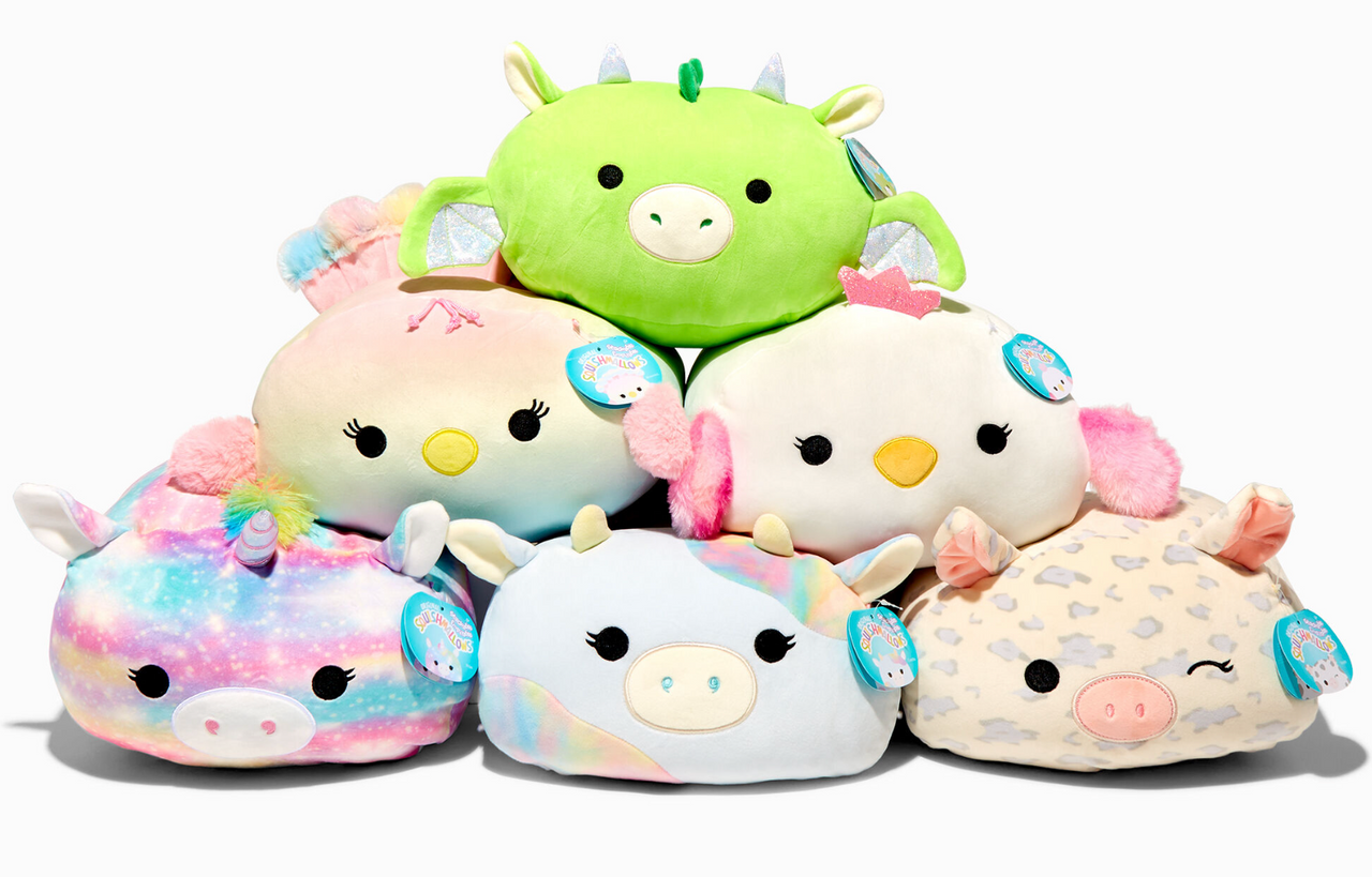squishmallow spring stackable 8" catching fireflies