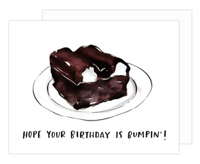 hope your birthday is bumpin' birthday card