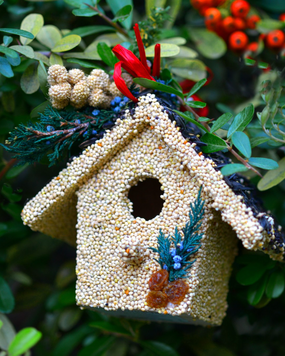holiday birdie cottage (assorted)