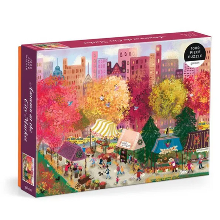 joy laforme autumn at the city market 1000 piece puzzle