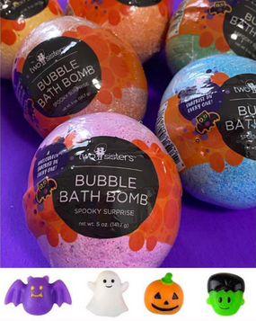 spooky surprise halloween bubble bath bomb