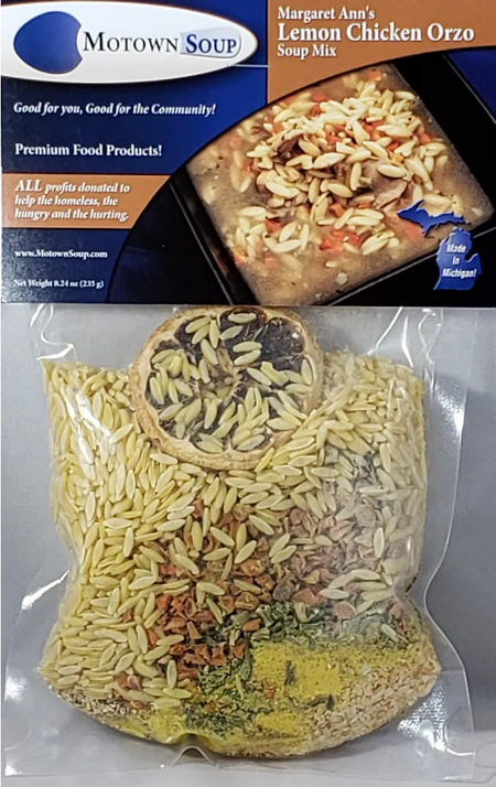 mini lemon chicken orzo soup mix