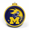 3-d michigan wolverines ornament