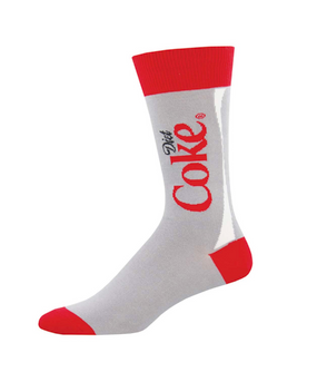 diet coke mens crew socks