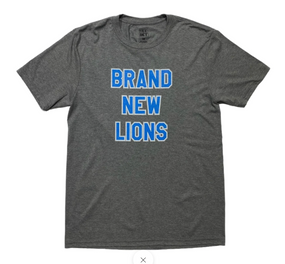 grey brand new lions t-shirt
