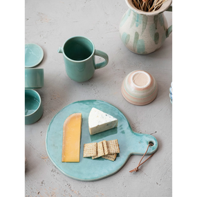 stoneware cheese cutting board