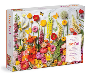 joyful floral 1000 piece puzzle