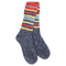 indigo stripe socks