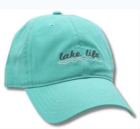 lake life cap green