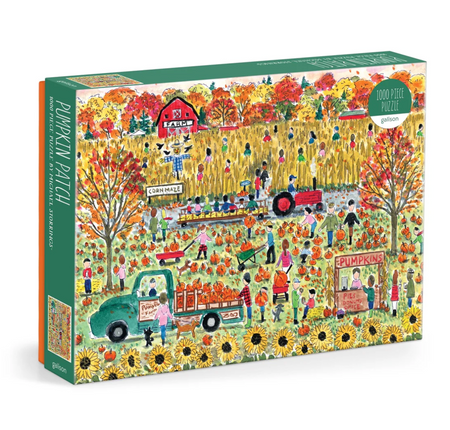 michael storrings pumpkin patch 1000 piece puzzle
