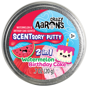 crazy aaron's watermelon birthday cake putty