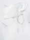 hammered metal teardrop earrings