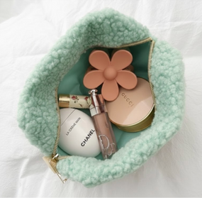 teddy bear make-up bag