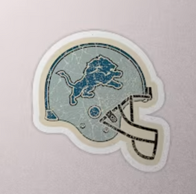 lions helmet sticker