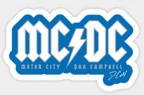 mc dc motor city dan campbell sticker