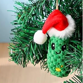 crochet christmas pickle