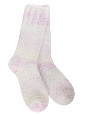 ombre feather crew socks