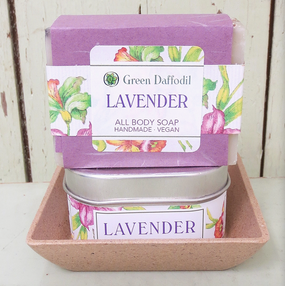 lavender soap dish