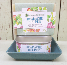 headache helper soap dish