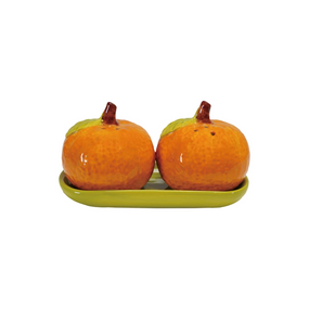 clementine salt & pepper shakers