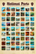national parks 12x18 poster print
