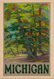 michigan forest painting 12x18 poster print