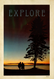 explore 12x18 poster print