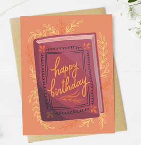 bookish greetings | birthday