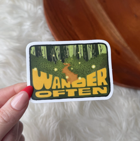 wander often sticker