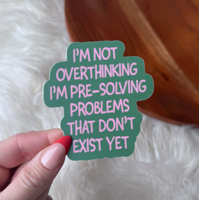pre-solving problems sticker