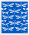 blue dragonfly swedish dishcloth