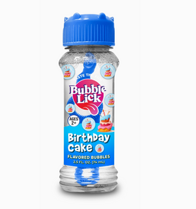 bubblelick birthday cake bubbles