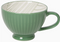 elm green stamped latte mug